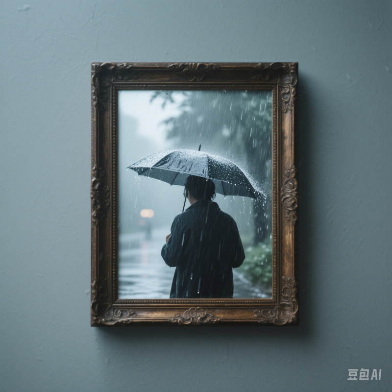 Rainy Hues Painting a Quiet Canvas