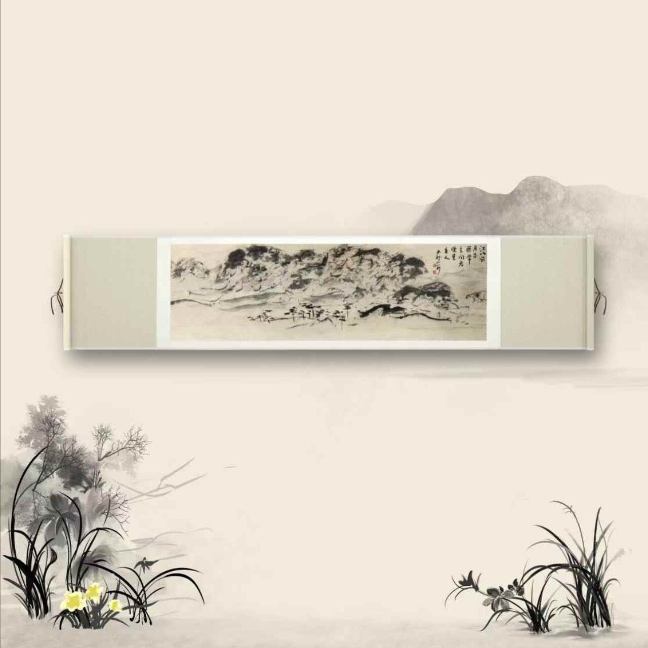 Jin Zhong’s painting ：The Leisurely One is the Master-闲者便是主人