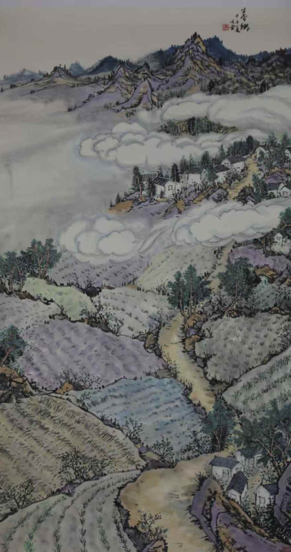 Wang Baolei’s painting：Dreamland-梦乡