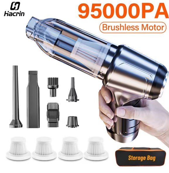 Car Vacuum Cleaner Powerful Wireless car vacuum cleaner 95000PA Strong Suction Handheld Wireless Vehicle Vacuum Cleaner for Car