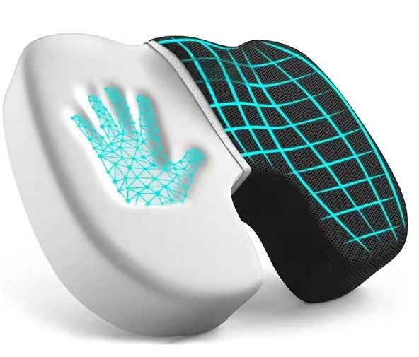 Ergonomic Memory Cotton Office Cushion Hemorrhoid Cushion Chair Cushion Sedentary Artifact Student Ass CushionErgonomic Memory C