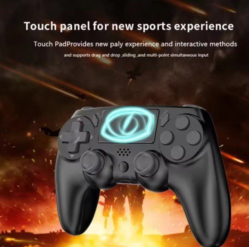 GAMINJA Wireless Gamepad with Six Axis Gyros Dual Vibration Game Controller For PS4 PS3 Game Console Windows 7 8 10 PC Joystick