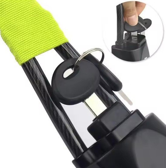 Car Steering Wheel Steel LockSeat Belt Anti-theft Lock with 2 KeysAnti-theft device easy to installFits most cars SUVs
