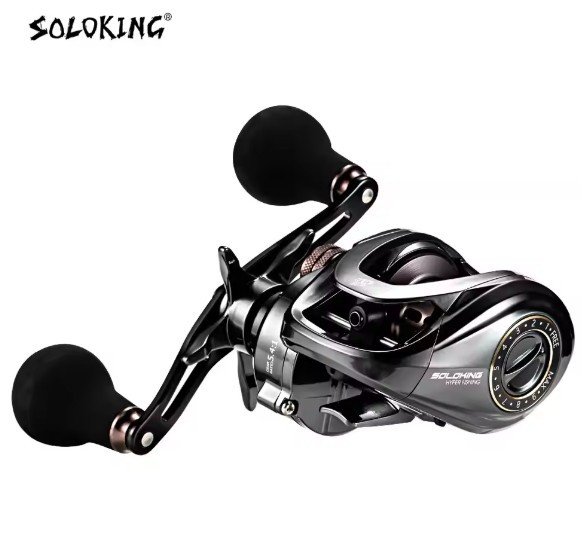 SOLOKING HIAW200 Baitcasting Reel Betriel 9.5KG Max Drag 12 Bearing 5.4/7.2 Gear Ratio Fishing Reel Baitcaster Reels