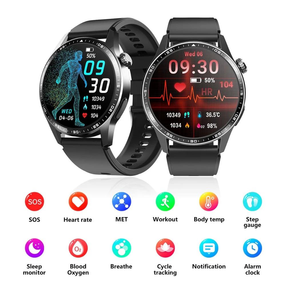 F60 Smart Watch: Advanced Fitness Tracker, Heart Rate Monitor, Sleep Analyzer, and Smart Notifications – Stay Connected and Active