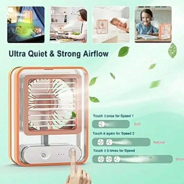 Mini USB Rechargeable & Portable Desktop Air Cooler